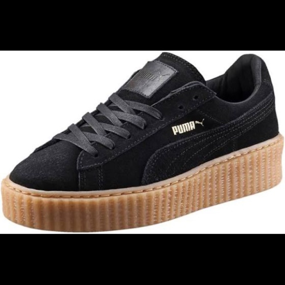 Puna Fenty X Women Suede Creepers ‘Black’ size 8.5